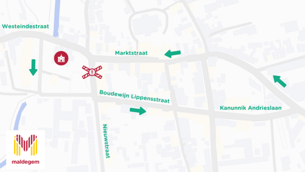 Marktstraat deels afgesloten op 7 juni